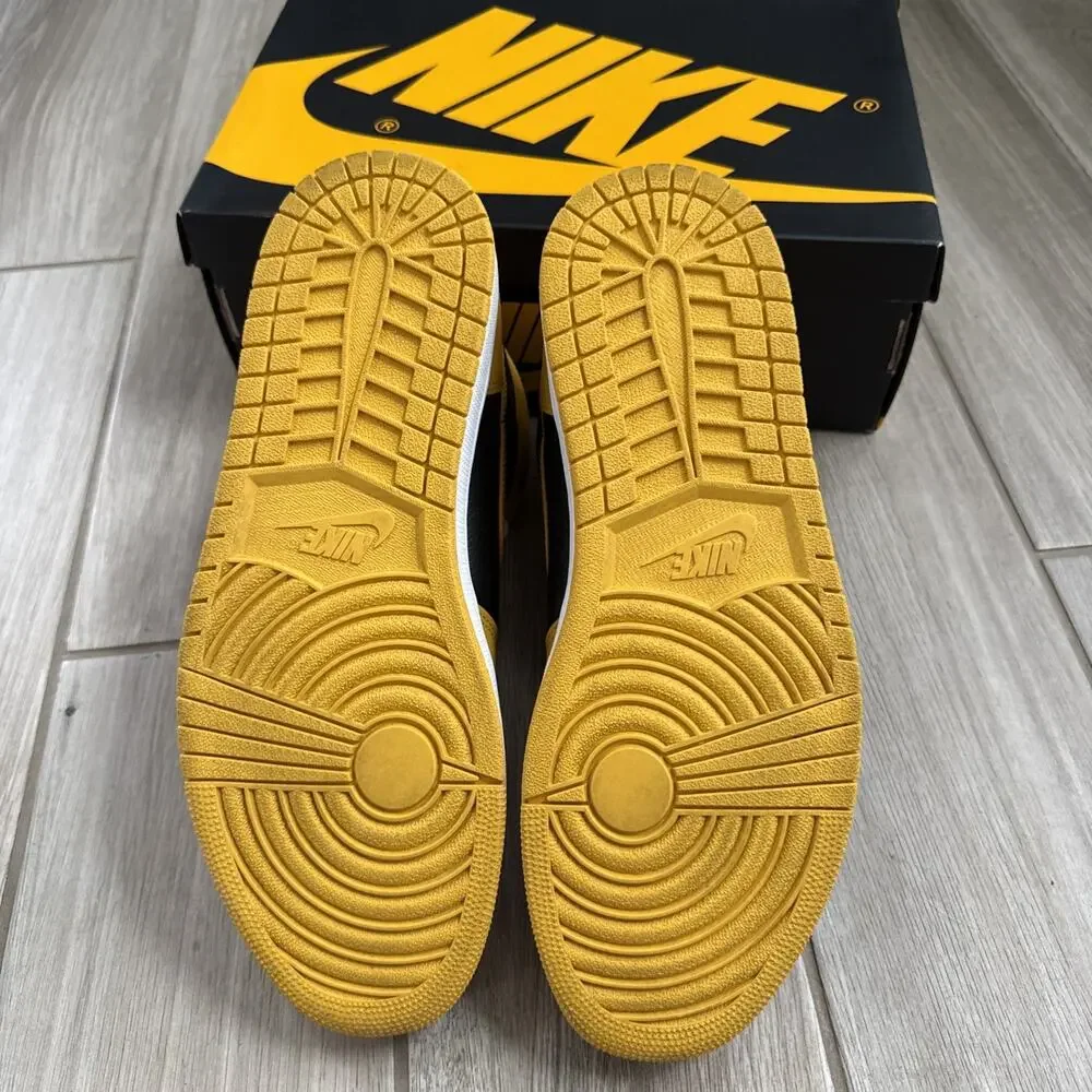 Size 12 - Jordan 1 Retro OG High Pollen Nike Air Black Yellow Rare OG Box